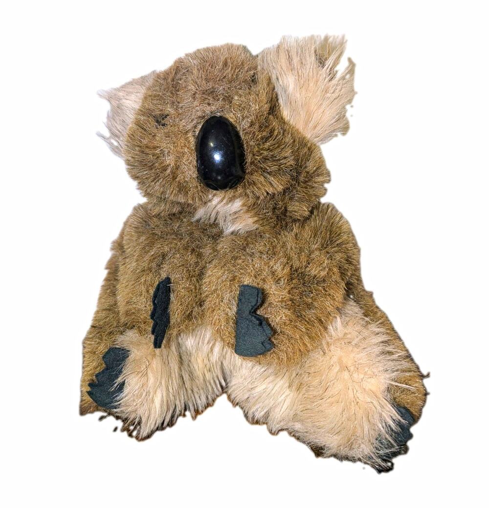 Vintage Koala Hand Puppet: Gray/Beige- Rare- Nada